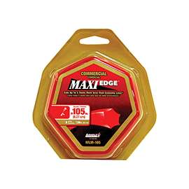 ARNOLD Maxi Edge WLM-105 Trimmer Line, 0.105 in Dia, 30 ft L, Polymer, Red