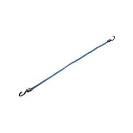 ProSource FH92106-4 Stretch Cord, 17 mm Dia, 36 in L, Polypropylene, Blue, Hook End