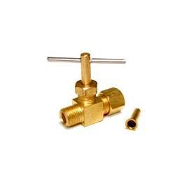 Dial 9421 Needle Valve, Straight, Brass, For: Evaporative Cooler Purge Systems