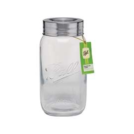 Ball 96268 Mason Jar, 128 oz Capacity, Glass
