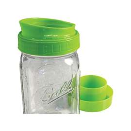 Ball 1440040003 Canning Jar, 32 oz Capacity, Glass, Clear