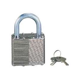 ProSource Padlock Set, Keyed Alike Key, Standard Shackle, 1/4 (6.3) in (mm) Dia Shackle, Steel Shackle