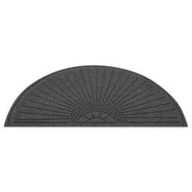 EcoGuard Diamond Floor Mat, Fan Only, 24 x 48, Charcoal