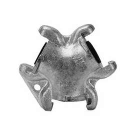 Air King® 2-Lug Triple Connection, 5/16 in dia x 4-9/32 in W x 3-3/4 in H, Brass (Global Investment Cast)