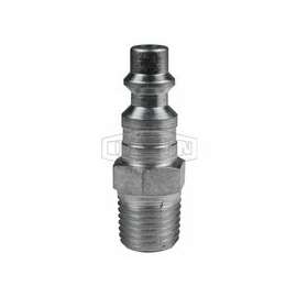 DF-Series Industrial Male Plug, 1/4 in, Steel
