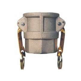 Global Type D Couplers, 4 in (NPT), Female, Aluminum