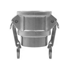 Global Type B Couplers, 2 in (NPT),Aluminum