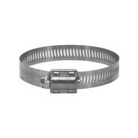 HSS Series Worm Gear Clamp, 19/32 in to 25/32 in Hose OD, Stainless Steel 300