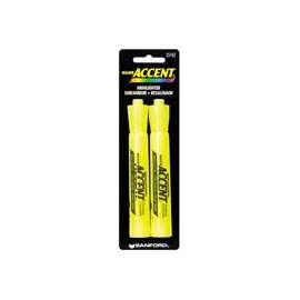 Sharpie 25162 Tank Highlighter, Chisel Lead/Tip, Fluorescent Yellow Lead/Tip