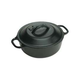 Lodge L2SP3 Serving Pot With Cover, 2 qt Capacity, Cast Iron