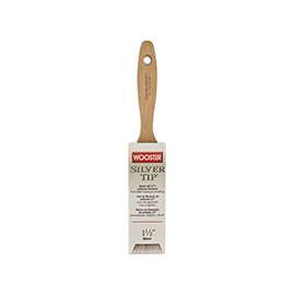 WOOSTER 5222-1-1/2 Paint Brush, 1-1/2 in W, 2-7/16 in L Bristle, Polyester Bristle, Varnish Handle