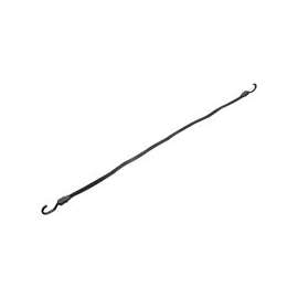 ProSource FH92106-5 Stretch Cord, 17 mm Dia, 40 in L, Polypropylene, Black, Hook End