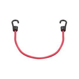 ProSource FH64082 Stretch Cord, 8 mm Dia, 24 in L, Red, Hook End