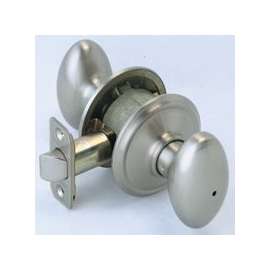 Schlage Siena Series F40VSIE619 Privacy Lever, Brass, Satin Nickel