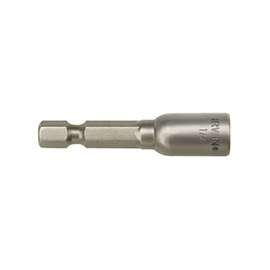 IRWIN 94712 Nutsetter, 1/4 in Drive, Lobular Drive, 1-7/8 in L, 1/4 in L Shank, Hex Shank