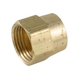 Anderson Metals 757482-1212 Hose Adapter, 3/4 x 3/4 in, FGH x FIP, Brass, For: Garden Hose