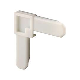 Prime-Line PL 14260 Square Cut Screen Frame Corner, Plastic, White, For: PL14042 Screen Frame