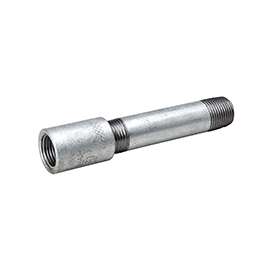 B & K 564-540HN Pipe Nipple, 3/4 in, Threaded, Steel, 150 psi Pressure, 4 in L