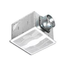 Air King ES80S Exhaust Fan, 12-3/4 in L, 12-7/8 in W, 0.3 A, 115/120 V, 1-Speed, 80 cfm Air, Steel, White