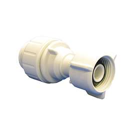 John Guest PEISTC2034P Swivel Connector, 1/2 in, CTS x NPS, PEX, 160 psi Pressure