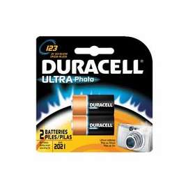 Duracell Batteries, Lithium Cell, 3 V, 123