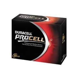 Duracell Procell Batteries, Non-Rechargeable Dry Cell Alkaline, 9V