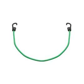 ProSource FH64083 Stretch Cord, 8 mm Dia, 32 in L, Polypropylene, Green, Hook End