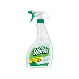 The Works 65320WK Tub and Shower Cleaner, 32 oz Bottle, Liquid, Mild, Colorless