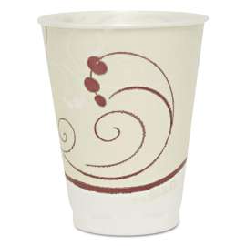 Trophy Plus Dual Temperature Insulated Cups, 12 oz, Symphony Design, 50/Pack