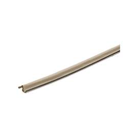 M-D 91800 Replacement Weatherstrip, 81 in L, Vinyl Clad Foam, Beige