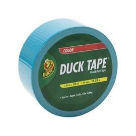 Duck 1265020 Duct Tape, 20 yd L, 1.88 in W, Vinyl Backing, Aqua