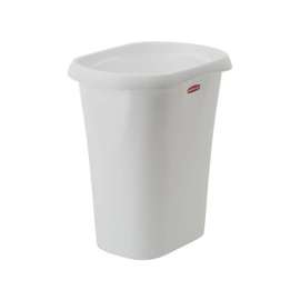 Rubbermaid 5L51 Series FG5L5100CSHM Vanity Waste Basket, 12 qt Capacity, Plastic, Cashmere