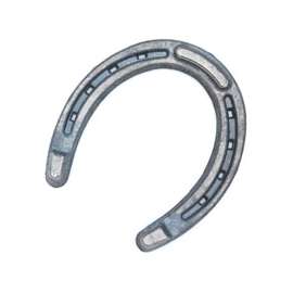 Diamond Farrier 1THB Horseshoe, 5/16 in Thick, #1, Steel