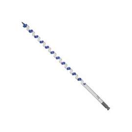 IRWIN 4935574 Auger Drill Bit, 1-3/8 in Dia, 17 in OAL, Hollow Center Flute, 7/16 in Dia Shank, Hex Shank