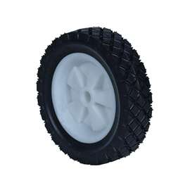 MARTIN Wheel 615P-OF Lawn Mower Wheel, Semi-Pneumatic, Universal, Plastic/Rubber