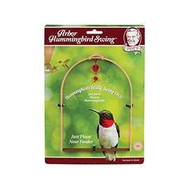 Pop's ARBSWING-BR Arbor Hummingbird Swing, Brown