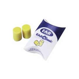 E-A-R Classic Foam Earplugs, PVC, Yellow, Uncorded, Pillow Pack