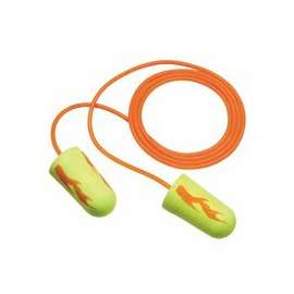 E-A-Rsoft Yellow Neon Blasts Foam Earplugs, Polyurethane, Yellow, Corded