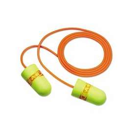 E-A-Rsoft SuperFit Earplugs, Polyurethane, Red/Yellow, Corded