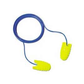 E-A-Rsoft Grippers Earplugs, Polyurethane, Yellow, Corded