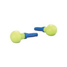 E-A-R Push-Ins Foam Earplug, Polyurethan, Blue/Yellow, Uncorded