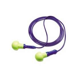 E-A-R Push-Ins Foam Earplugs, Polyurethane, Corded