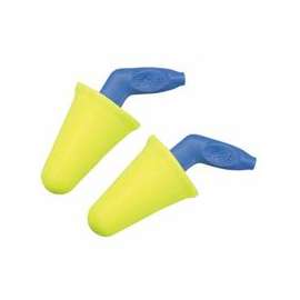 E-A-R Push-Ins SofTouch Earplugs, Foam, Yellow, Pistol-Grip, Uncorded