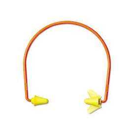 E-A-Rflex 28 Semi-aural Hearing Protectors, ABS, Polyurethane, Yellow, Banded