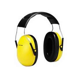 Optime 98 Earmuffs, 25 dB NRR, Yellow, Over the Head