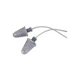Next Skull Screws Earplugs, Polyurethane, Silver, Corded