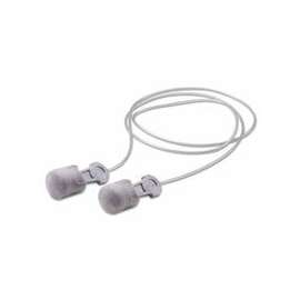 Pistonz Earplugs, Polyurethane, Silver, Corded