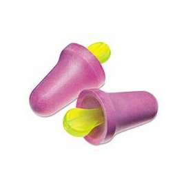 No-Touch Foam Plugs, Polyurethane, Purple, Uncorded