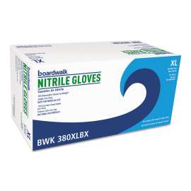 Disposable General-Purpose Nitrile Gloves, X-Large, Blue, 4 mil, 1000/Carton