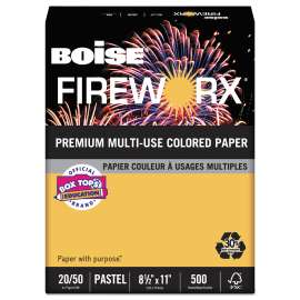 FIREWORX Premium Multi-Use Paper, 20lb, 8.5 x 14, Golden Glimmer, 500/Ream
